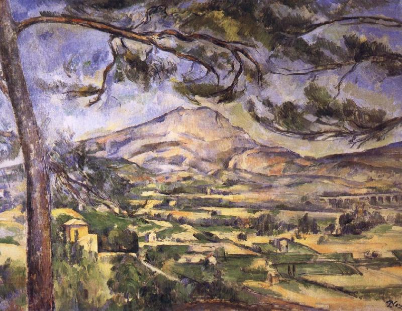 Paul Cezanne villages and mountains Spain oil painting art